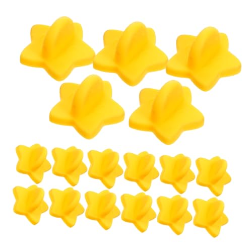 POPETPOP 100 Stück Bunte Kunststoff Sicherheitsverschlüsse für Broschen Kreative Pinschließe mit Stern Design Einfach zu Montieren für DIY Schmuck und Anstecknadeln Vielseitig für von POPETPOP