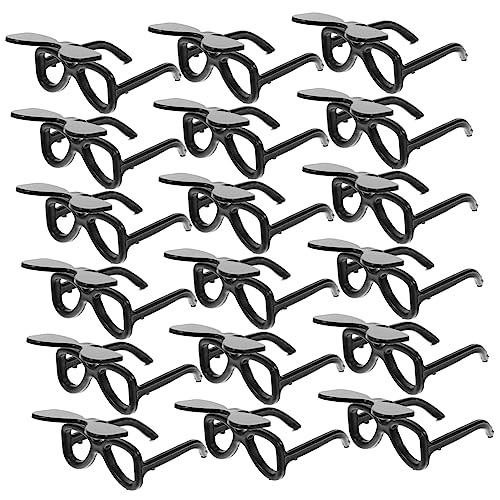 POPETPOP 100 Stück Sonnenbrillen Spielzeugzubehör Sonnenbrillen für Puppen mit klein winzig Gläser Mini- -Sonnenbrille Miniaturrunde Brillen Plastik Black POPETPOP 100 Stück Sonnenbrillen Spielzeugzubehör Sonnenbrillen für Puppen mit klein winzig Gläser Mini- -Sonnenbrille Miniaturrunde Brillen Plastik Black von POPETPOP