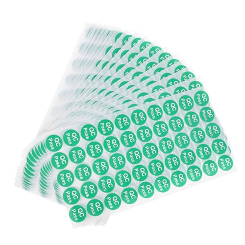 POPETPOP 1000Stücke Runde Qualitätskontrollaufkleber Selbstklebende Etiketten für Produktinspektion Vielseitige Lageretiketten zur Effizienzsteigerung Qualitätskontrolle POPETPOP 1000Stücke Runde Qualitätskontrollaufkleber Selbstklebende Etiketten für Produktinspektion Vielseitige Lageretiketten zur Effizienzsteigerung Qualitätskontrolle von POPETPOP