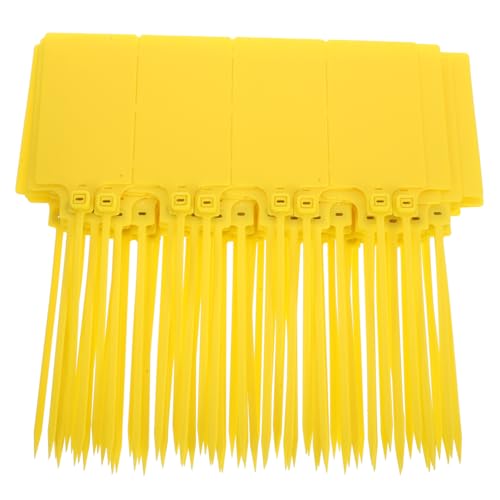 POPETPOP 100Stücke Beschriftungsanhänger für Gelbe Etiketten Stabile Versandetiketten für Vielseitige Nutzung für Preisauszeichnung POPETPOP 100Stücke Beschriftungsanhänger für Gelbe Etiketten Stabile Versandetiketten für Vielseitige Nutzung für Preisauszeichnung von POPETPOP