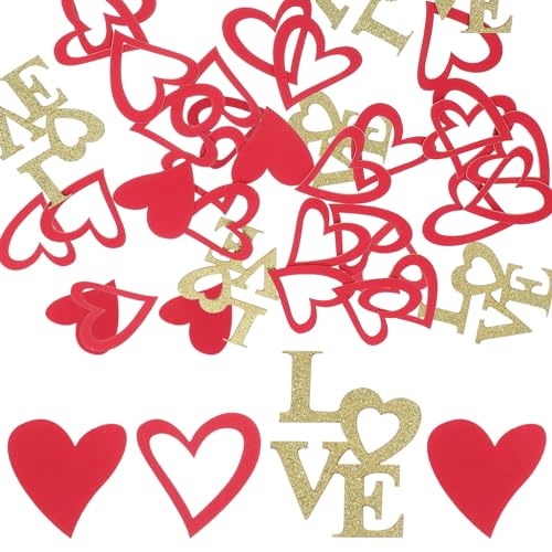 POPETPOP 100Stücke Dekoratives Konfetti und Romantisches Valentinstagskonfetti für Hochzeiten Jubiläen Party Dekoration Vielseitig Einsetzbar für Festliche POPETPOP 100Stücke Dekoratives Konfetti und Romantisches Valentinstagskonfetti für Hochzeiten Jubiläen Party Dekoration Vielseitig Einsetzbar für Festliche von POPETPOP