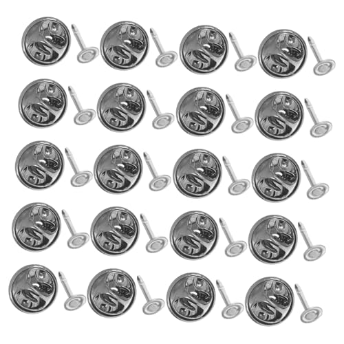 POPETPOP 100Stücke Schmetterlings Broschennadeln Metall Nadelverschluss für DIY Schmuck und Projekte Langlebige Kupferkonstruktion Vielseitig Einsetzbar für Kleidung Taschen von POPETPOP
