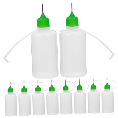 POPETPOP 10Stücke Applikatorflaschen Präzisionskleber Quetschflaschen für DIY Handwerk und Modellbau Transparente Flaschen für Präzise Anwendung und Einfache POPETPOP 10Stücke Applikatorflaschen Präzisionskleber Quetschflaschen für DIY Handwerk und Modellbau Transparente Flaschen für Präzise Anwendung und Einfache von POPETPOP