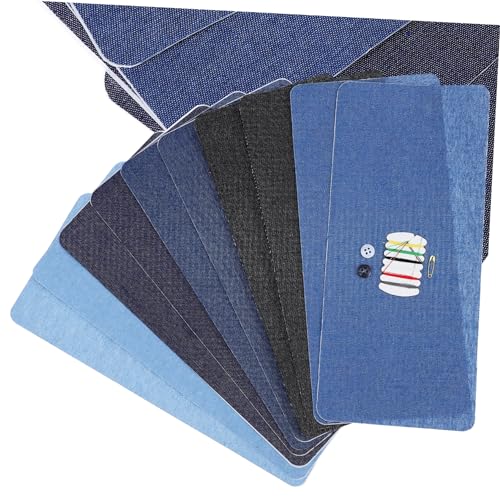 POPETPOP 10Stücke Aufbügel Patches für Jeans Vielseitige Flicken zum Ausbessern von Stoffen Dekorative Bügelflicken für Kleidung Langlebige und Farbige Applikationen POPETPOP 10Stücke Aufbügel Patches für Jeans Vielseitige Flicken zum Ausbessern von Stoffen Dekorative Bügelflicken für Kleidung Langlebige und Farbige Applikationen von POPETPOP