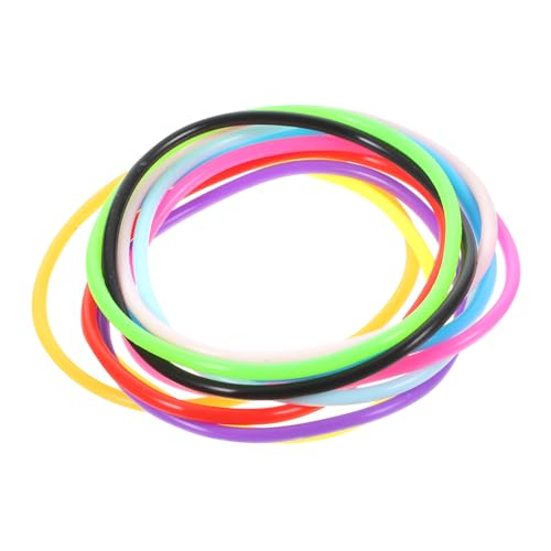 POPETPOP 10Stücke Farbige Armbänder aus Silikon Elastische und Langlebige Gummiarmbänder im Jahre für Freunde für Altersgruppen POPETPOP 10Stücke Farbige Armbänder aus Silikon Elastische und Langlebige Gummiarmbänder im Jahre für Freunde für Altersgruppen von POPETPOP