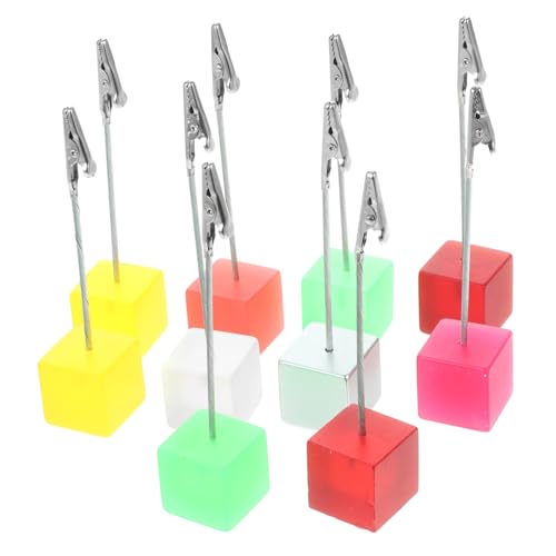 POPETPOP 10Stücke Tischkartenhalter mit Würfelbasis Fotohalter für Menükarten Tischnummern und Postkarten für Hochzeiten Geburtstagsfeiern und Jubiläen POPETPOP 10Stücke Tischkartenhalter mit Würfelbasis Fotohalter für Menükarten Tischnummern und Postkarten für Hochzeiten Geburtstagsfeiern und Jubiläen von POPETPOP