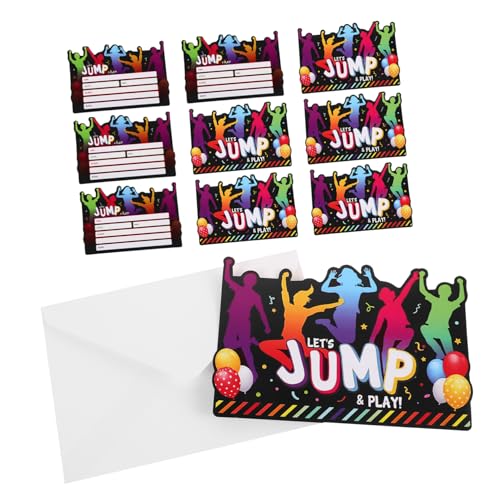 POPETPOP 12 Sätze Party-Einladungskarte Einladungen zu Kostümpartys Einladungen zur Geburtstagsfeier gruselige Geburtstagseinladungen Skateboard-Einladungen Karten einladen Papier Schwarz POPETPOP 12 Sätze Party-Einladungskarte Einladungen zu Kostümpartys Einladungen zur Geburtstagsfeier gruselige Geburtstagseinladungen Skateboard-Einladungen Karten einladen Papier Schwarz von POPETPOP