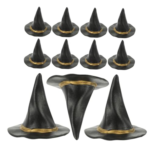 POPETPOP 12 Stück Hexenhut -Dekoration Halloween-kostüme Für Hexenhut Foto Requisiten Mini-puppenhüte Hexenhut Für Miniaturhüte Kappe Aus Plastik Black POPETPOP 12 Stück Hexenhut -Dekoration Halloween-kostüme Für Hexenhut Foto Requisiten Mini-puppenhüte Hexenhut Für Miniaturhüte Kappe Aus Plastik Black von POPETPOP