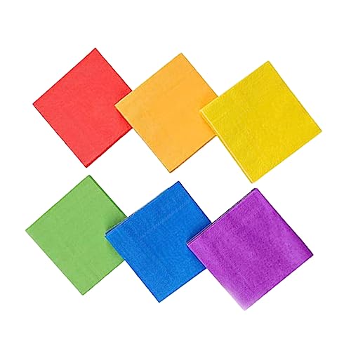 POPETPOP 120Stücke Servietten Kreative Papiertücher für Partys und Events Farben À Hohe Saugfähigkeit für Angenehmes von POPETPOP