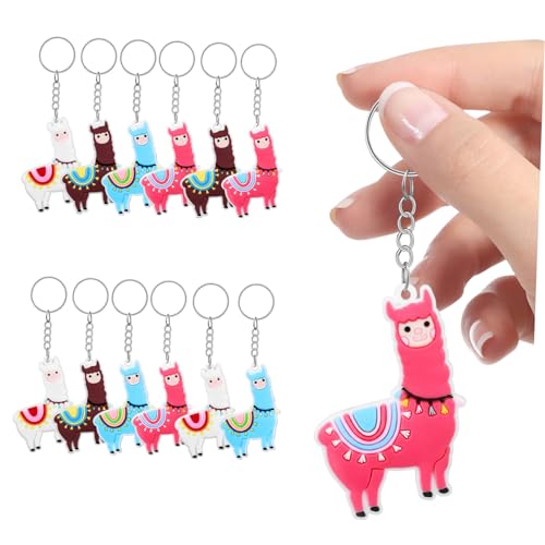 POPETPOP 12Stücke Alpaka Schlüsselanhänger Niedliche Taschenanhänger Kawaii Schlüsselring Für Kindergeburtstage Lustige Accessoires POPETPOP 12Stücke Alpaka Schlüsselanhänger Niedliche Taschenanhänger Kawaii Schlüsselring Für Kindergeburtstage Lustige Accessoires von POPETPOP