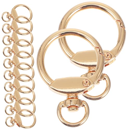 POPETPOP 12Stücke Metall Schlüsselanhänger Ringe Ringe für DIY Bastelprojekte Langlebige Schlüsselanhänger für Taschen Geldbörsen Handtaschen und Mehr POPETPOP 12Stücke Metall Schlüsselanhänger Ringe Ringe für DIY Bastelprojekte Langlebige Schlüsselanhänger für Taschen Geldbörsen Handtaschen und Mehr von POPETPOP