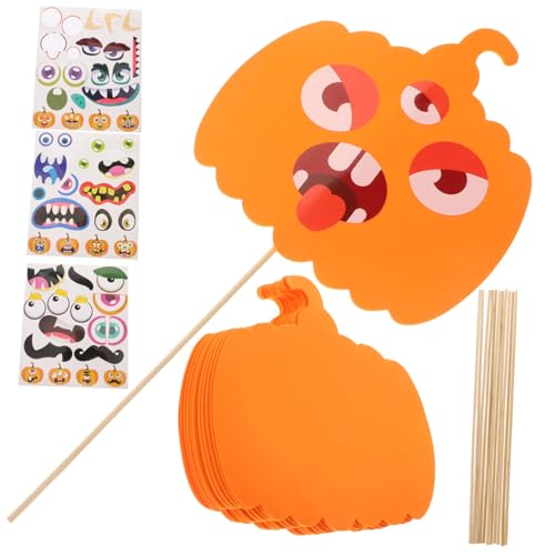 POPETPOP 12Stücke Teiliges Halloween Kürbis DIY Bastelset für Kürbisscheiben zur Dekoration für Halloween Partys und Kreative Bastelprojekte POPETPOP 12Stücke Teiliges Halloween Kürbis DIY Bastelset für Kürbisscheiben zur Dekoration für Halloween Partys und Kreative Bastelprojekte von POPETPOP