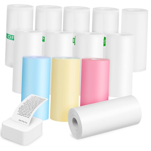 POPETPOP 13 Rollen Thermopapier Mini-Druckpapier Papier für Drucker Papierdrucker Aufkleber für Thermodrucker Mini-Druckeraufkleber Taschenaufkleberdrucker Druckerpapier POPETPOP 13 Rollen Thermopapier Mini-Druckpapier Papier für Drucker Papierdrucker Aufkleber für Thermodrucker Mini-Druckeraufkleber Taschenaufkleberdrucker Druckerpapier von POPETPOP