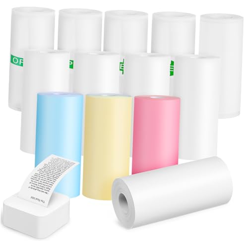 POPETPOP 13Rollen Thermopapier Selbstklebend für Fotodrucker Quittungen Klarer Druck Vielseitig Einsetzbar Hochwertiges Druckerpapier für Kreative Projekte POPETPOP 13Rollen Thermopapier Selbstklebend für Fotodrucker Quittungen Klarer Druck Vielseitig Einsetzbar Hochwertiges Druckerpapier für Kreative Projekte von POPETPOP