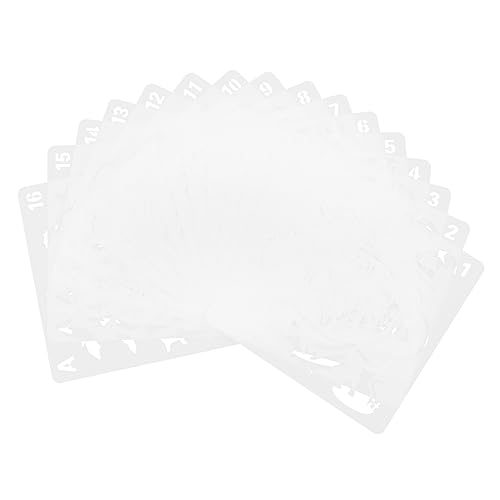 POPETPOP 16 Blatt Teiliges Halloween Spray Schablonen aus Robustem Pet Wiederverwendbar Vielseitig Einsetzbar für Malerei Wänden und Möbeln Komfortabel Bruchsicher für DIY Dekoration von POPETPOP