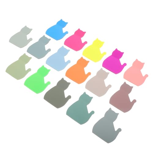 POPETPOP 16 Stück Transparente Haftnotizen in Katzenform, Wasserfest, Notizblöcke, Katzen-schreibtischzubehör, Süße Katzen-planer-aufkleber, Tragbare Haftnotizen POPETPOP 16 Stück Transparente Haftnotizen in Katzenform, Wasserfest, Notizblöcke, Katzen-schreibtischzubehör, Süße Katzen-planer-aufkleber, Tragbare Haftnotizen von POPETPOP