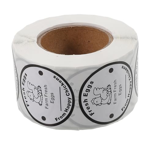 POPETPOP 1Rolle Eieretiketten Frische Eierkarton Aufkleber für Marktverkauf Einfach zu Stilvolles Design Bewahrt Frische und POPETPOP 1Rolle Eieretiketten Frische Eierkarton Aufkleber für Marktverkauf Einfach zu Stilvolles Design Bewahrt Frische und von POPETPOP