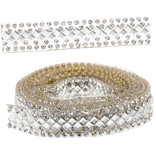 POPETPOP 1Rolle Selbstklebendes Strassband Dekoration für Kleidung Hochzeiten Feste Langlebig und Einfach Anzuwenden für DIY Projekte und Bastelarbeiten POPETPOP 1Rolle Selbstklebendes Strassband Dekoration für Kleidung Hochzeiten Feste Langlebig und Einfach Anzuwenden für DIY Projekte und Bastelarbeiten von POPETPOP