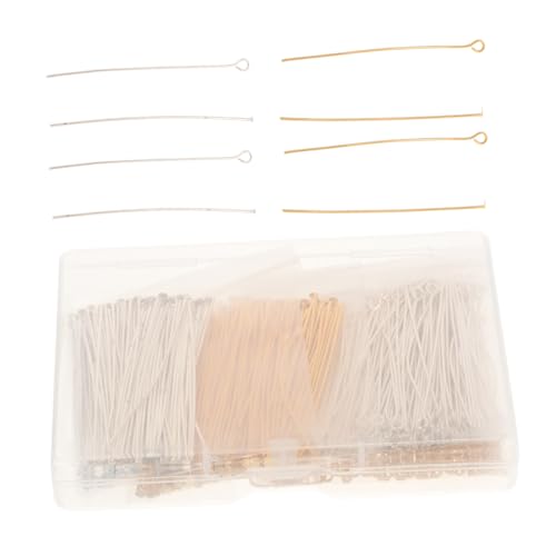 POPETPOP 1Satz DIY Schmuckherstellung Ösennadeln Flachköpfige Metallnadeln für Ohrringe und Anhänger Vielseitige Stifte für Basteln von POPETPOP