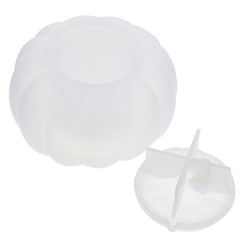 POPETPOP 1Satz Halloween Kürbis Silikonform DIY Epoxidharz Gießform für Kürbisbehälter und Kerzenständer Halloween Dekorationen und von POPETPOP