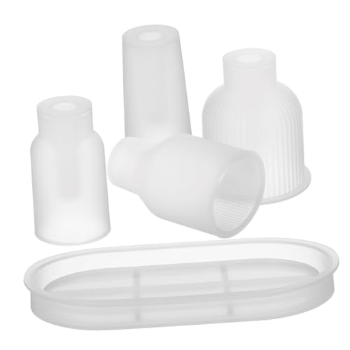 POPETPOP 1Satz Silikon Vasenformen mit Vasen Tray Runde Gießformen für Epoxidharz und Einfache Anwendung für Stilvolle Tischdekoration und DIY Projekte POPETPOP 1Satz Silikon Vasenformen mit Vasen Tray Runde Gießformen für Epoxidharz und Einfache Anwendung für Stilvolle Tischdekoration und DIY Projekte von POPETPOP