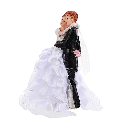 POPETPOP 1Stück Hochzeitstorten Dekorationsfigur Brautpaar Kuchenornament für Hochzeitsfeiern aus Hochwertigem Material Langlebig und Charmant für Kuchen und Tischdekoration POPETPOP 1Stück Hochzeitstorten Dekorationsfigur Brautpaar Kuchenornament für Hochzeitsfeiern aus Hochwertigem Material Langlebig und Charmant für Kuchen und Tischdekoration von POPETPOP