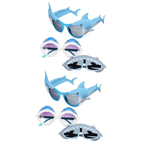 POPETPOP 2 Sätze Hai-brille Lustige Brille Urlaubsbrille Albern Neuheit Brille Gläser Geformt Party Sonnenbrille Spaßbrille Für Party Pvc 3 Paar * 2 POPETPOP 2 Sätze Hai-brille Lustige Brille Urlaubsbrille Albern Neuheit Brille Gläser Geformt Party Sonnenbrille Spaßbrille Für Party Pvc 3 Paar * 2 von POPETPOP