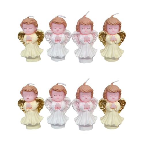 POPETPOP 2 Sätze Kleine Engel Kerze Kuchen Kleine Engelfiguren Geburtstagskerze Kerzen Geburtstagstorte Dekorationen Lustig Babys Party Wachskerze Paraffin 4 Stück * 2 POPETPOP 2 Sätze Kleine Engel Kerze Kuchen Kleine Engelfiguren Geburtstagskerze Kerzen Geburtstagstorte Dekorationen Lustig Babys Party Wachskerze Paraffin 4 Stück * 2 von POPETPOP