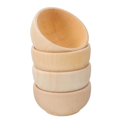 POPETPOP 2 Sätze Teiliges Set Diy Holzschalen Für Unfertige Holzspielzeuge Zum Malen Kreative Bastelprojekte Holzschalen Für Kunsthandwerk Und Dekoration 4 Stück * 2 POPETPOP 2 Sätze Teiliges Set Diy Holzschalen Für Unfertige Holzspielzeuge Zum Malen Kreative Bastelprojekte Holzschalen Für Kunsthandwerk Und Dekoration 4 Stück * 2 von POPETPOP