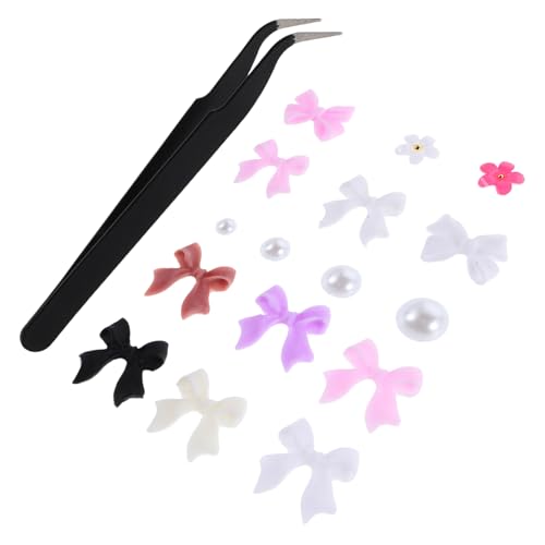 POPETPOP 2 Schachteln Mit Mini-schleifen-nagel-anhängern Zur Dekoration: Flache Kunstperlen Und Blumenschmuck Für Nagelkunst – Niedliche 3d-schleifenknoten-verzierungen, Nieten – POPETPOP 2 Schachteln Mit Mini-schleifen-nagel-anhängern Zur Dekoration: Flache Kunstperlen Und Blumenschmuck Für Nagelkunst – Niedliche 3d-schleifenknoten-verzierungen, Nieten – von POPETPOP
