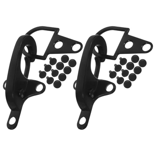 POPETPOP 2 Sets Zinklegierung Schnalle Interlock Verschluss Für Mäntel Windmantel Verschluss Schnalle Schal Ringe Verschluss Aufnäher Knebelverschluss Schnalle Vintage Schals von POPETPOP