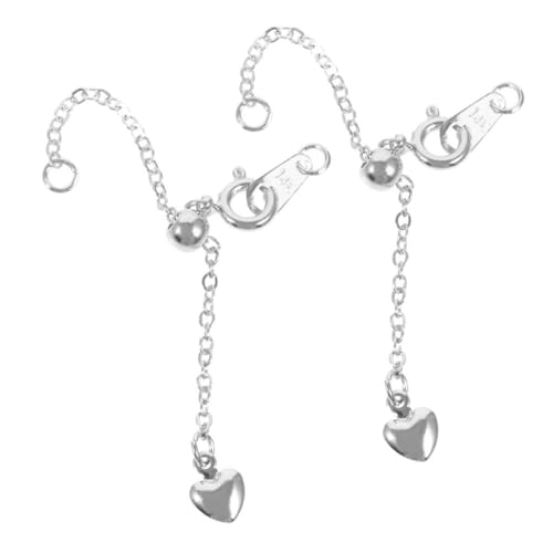 POPETPOP 2 Stück Armband-verlängerungskette: Schmuckketten, Halskettenverlängerungen Zur Schmuckherstellung, Metallarmbänder, Verschlüsse Abnehmbar Für Diy-projekte von POPETPOP