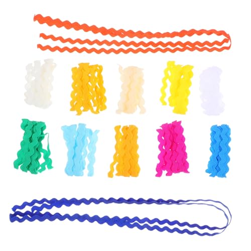 POPETPOP 2 Stück Bunte Wellenkante Geschenkband mit Farben DIY Schleifenbänder für Geschenkverpackung Partydeko Bastelarbeiten und Hochzeitsschmuck POPETPOP 2 Stück Bunte Wellenkante Geschenkband mit Farben DIY Schleifenbänder für Geschenkverpackung Partydeko Bastelarbeiten und Hochzeitsschmuck von POPETPOP