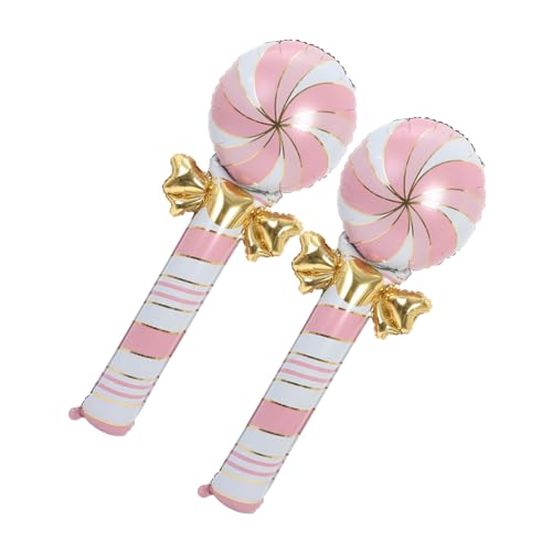 POPETPOP 2 Stück Große Aluminiumfolie Weihnachtsballons Candy Design Festliche Partydeko Weihnachten Farbige Folienballons Wiederverwendbar Für Weihnachtsfeiern Wohnzimmer Büro POPETPOP 2 Stück Große Aluminiumfolie Weihnachtsballons Candy Design Festliche Partydeko Weihnachten Farbige Folienballons Wiederverwendbar Für Weihnachtsfeiern Wohnzimmer Büro von POPETPOP