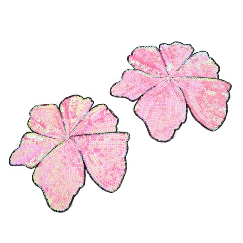 POPETPOP 2 Stück Handgemachte Pailletten Blumenapplikationen Bestickte Stoffflicken Langlebig und Funkelnd Vielseitig für Bühnenkostüme Tanz Theater und DIY Kleidung POPETPOP 2 Stück Handgemachte Pailletten Blumenapplikationen Bestickte Stoffflicken Langlebig und Funkelnd Vielseitig für Bühnenkostüme Tanz Theater und DIY Kleidung von POPETPOP