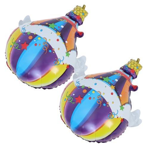 POPETPOP 2 Stück Heißluftballon Happy Birthday Luftballons Luftballon Dekoration Geburtstagsdeko Partydekorationen Happy Birthday Folienballons Reiseparty Ballons Aluminiumfolie POPETPOP 2 Stück Heißluftballon Happy Birthday Luftballons Luftballon Dekoration Geburtstagsdeko Partydekorationen Happy Birthday Folienballons Reiseparty Ballons Aluminiumfolie von POPETPOP