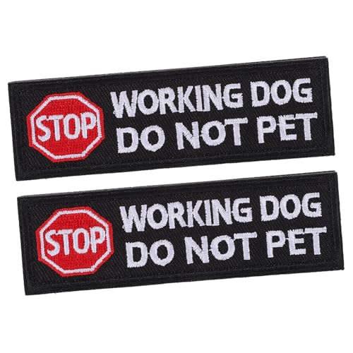 POPETPOP 2 Stück Hundegeschirr Patches Servicehund Aufnäher Weiches Hautfreundliches Material Einfach Anzubringen Für und Reaktivhunde Zubehör für Hundegeschirr POPETPOP 2 Stück Hundegeschirr Patches Servicehund Aufnäher Weiches Hautfreundliches Material Einfach Anzubringen Für und Reaktivhunde Zubehör für Hundegeschirr von POPETPOP