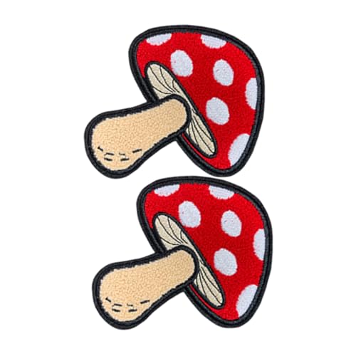 POPETPOP 2 Stück Pilz-stickerei-patches: Aufbügelbare Cartoon-applikationen Zur Kleidungsreparatur – Diy-applikationszubehör – Kinder-jeans Und Kleidungsreparatur-patches POPETPOP 2 Stück Pilz-stickerei-patches: Aufbügelbare Cartoon-applikationen Zur Kleidungsreparatur – Diy-applikationszubehör – Kinder-jeans Und Kleidungsreparatur-patches von POPETPOP