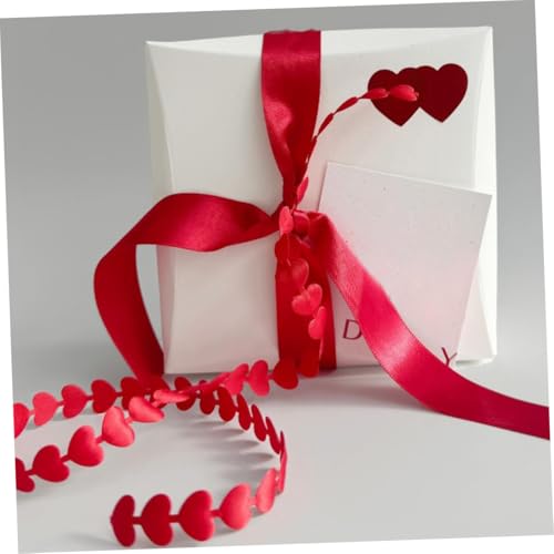 POPETPOP 2 Stück Romantisches Embossing Bänder Weiß und Rot mit Herzmuster Präzise Verarbeitetes Geschenkband für DIY Verpackungen Hochzeit Valentinstag Geburtstag und Festliche Dekoration POPETPOP 2 Stück Romantisches Embossing Bänder Weiß und Rot mit Herzmuster Präzise Verarbeitetes Geschenkband für DIY Verpackungen Hochzeit Valentinstag Geburtstag und Festliche Dekoration von POPETPOP