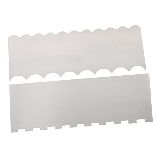 POPETPOP 2 Stück Sahnespatel Fondant Zuckerguss-spatel Kochen Gadgets Creme Pfannenwender Für Küchenzwecke Spachtel Zum Backen Spachtel Metall Rostfreier Stahl Silver POPETPOP 2 Stück Sahnespatel Fondant Zuckerguss-spatel Kochen Gadgets Creme Pfannenwender Für Küchenzwecke Spachtel Zum Backen Spachtel Metall Rostfreier Stahl Silver von POPETPOP