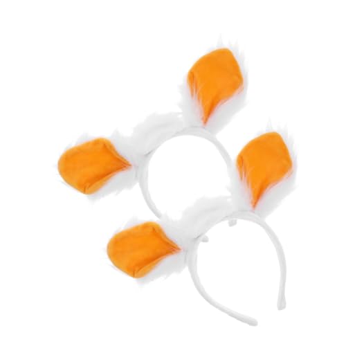 POPETPOP 2 Stück Schafohren-Stirnband Bauernhof-Party-Stirnband Haarreifen aus Plüschhorn Kinderhörner Cartoon-Tierkopfschmuck Tierhaarreifen Kostüm Tierohren Weiß POPETPOP 2 Stück Schafohren-Stirnband Bauernhof-Party-Stirnband Haarreifen aus Plüschhorn Kinderhörner Cartoon-Tierkopfschmuck Tierhaarreifen Kostüm Tierohren Weiß von POPETPOP