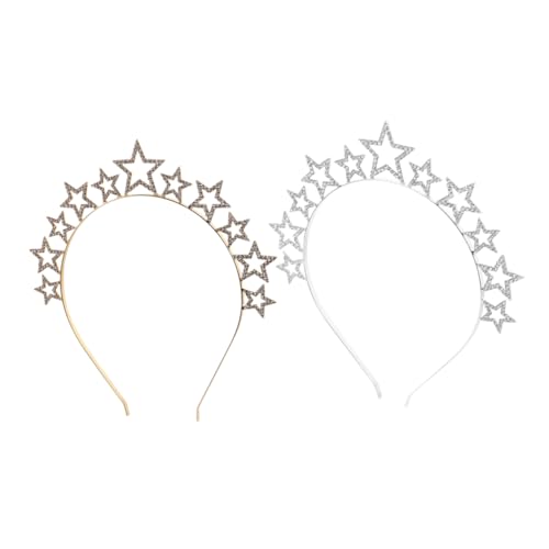 POPETPOP 2 Stück Strass-stirnband Für Mädchen Bands Bestickt Elegant Funkeln Juwelenbesetzt Haarband Stern Stirnbänder Frauen Stirnband Dekorative Haarbänder Aluminiumlegierung POPETPOP 2 Stück Strass-stirnband Für Mädchen Bands Bestickt Elegant Funkeln Juwelenbesetzt Haarband Stern Stirnbänder Frauen Stirnband Dekorative Haarbänder Aluminiumlegierung von POPETPOP