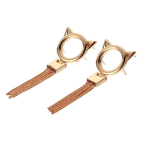 POPETPOP 2 Stück Teiliges Metall Deko Knöpfe Katzenkopfform Handgemachte Schmuck Accessoires für Taschen Koffer DIY Verzierung Langlebig Modisch Vielseitig POPETPOP 2 Stück Teiliges Metall Deko Knöpfe Katzenkopfform Handgemachte Schmuck Accessoires für Taschen Koffer DIY Verzierung Langlebig Modisch Vielseitig von POPETPOP