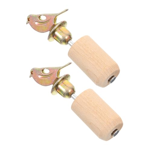POPETPOP 2 Stück Vogelpfeife Vogelrufe Kinderpfeife Pfeifen für Partypfeifen Holz Beige von POPETPOP