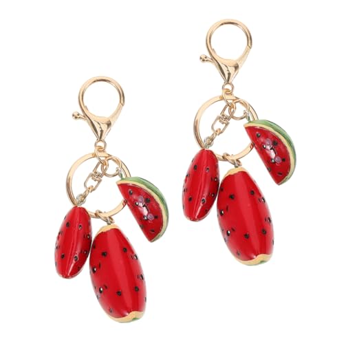 POPETPOP 2 Stück Wassermelonen-Schlüsselanhänger Wassermelonenzubehör süße Schlüsselanhänger für Frauen Wassermelonen-Ornamente kleiner Obst-Schlüsselanhänger Legierung POPETPOP 2 Stück Wassermelonen-Schlüsselanhänger Wassermelonenzubehör süße Schlüsselanhänger für Frauen Wassermelonen-Ornamente kleiner Obst-Schlüsselanhänger Legierung von POPETPOP