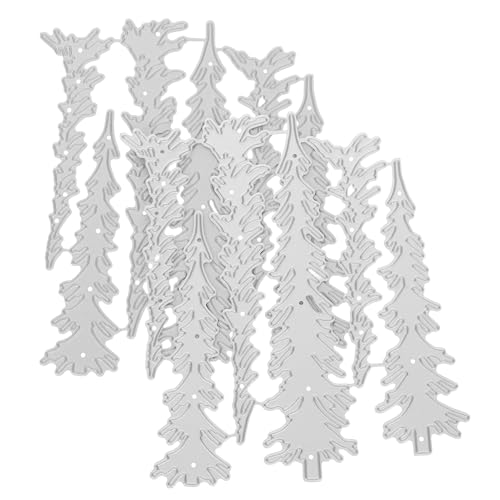 POPETPOP 2 Stück Weihnachtsbaum-stanzformen, Diy-prägeschablonen Für Die Kartenherstellung, Scrapbooking, Papierkarten, Fotoalben, Basteln, Kreative Feiertags-bastelprojekte POPETPOP 2 Stück Weihnachtsbaum-stanzformen, Diy-prägeschablonen Für Die Kartenherstellung, Scrapbooking, Papierkarten, Fotoalben, Basteln, Kreative Feiertags-bastelprojekte von POPETPOP