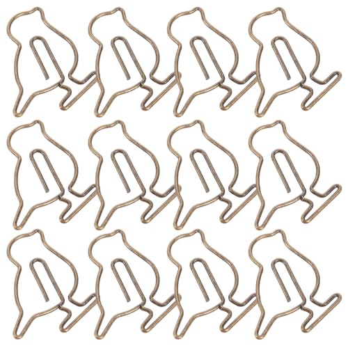 POPETPOP 20 Stück Kreative Büroklammern Metall Kleine Dokumentenklammern in Antikem Vogel design für Akten Notizen und Papierorganisation im Bürogebrauch POPETPOP 20 Stück Kreative Büroklammern Metall Kleine Dokumentenklammern in Antikem Vogel design für Akten Notizen und Papierorganisation im Bürogebrauch von POPETPOP