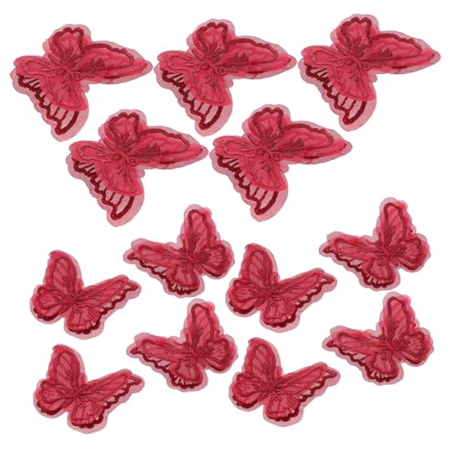 POPETPOP 20 Stück Schmetterlinge Zum Basteln: Spitzenstoff-schmetterlingsapplikationen, 3d-schmetterlings-wanddekoration Für Diy-hochzeitsparty-dekoration, Kleidungsornament POPETPOP 20 Stück Schmetterlinge Zum Basteln: Spitzenstoff-schmetterlingsapplikationen, 3d-schmetterlings-wanddekoration Für Diy-hochzeitsparty-dekoration, Kleidungsornament von POPETPOP
