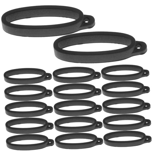 POPETPOP 20 Stück Silikon-Aufhängering Haken Gadget hängende Ringe Lanyard-Ringe für Gadgets Anti-verlorene Silikongummihalter Silikonringe Anti-verlorene Gummi-Ringe Kieselgel Schwarz POPETPOP 20 Stück Silikon-Aufhängering Haken Gadget hängende Ringe Lanyard-Ringe für Gadgets Anti-verlorene Silikongummihalter Silikonringe Anti-verlorene Gummi-Ringe Kieselgel Schwarz von POPETPOP