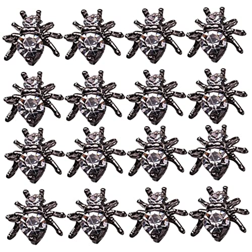 POPETPOP 20 Stück Teiliges Spider Nail Charms Nageldekorationen Halloween Goth Stil Nagelkunst Anhänger für DIY Maniküre Auffällige Nagelverzierung für Alltag Party Festlichkeiten POPETPOP 20 Stück Teiliges Spider Nail Charms Nageldekorationen Halloween Goth Stil Nagelkunst Anhänger für DIY Maniküre Auffällige Nagelverzierung für Alltag Party Festlichkeiten von POPETPOP